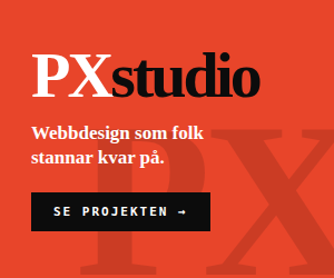 PXStudio – sponsorannons på Lazlo Annonsbörs