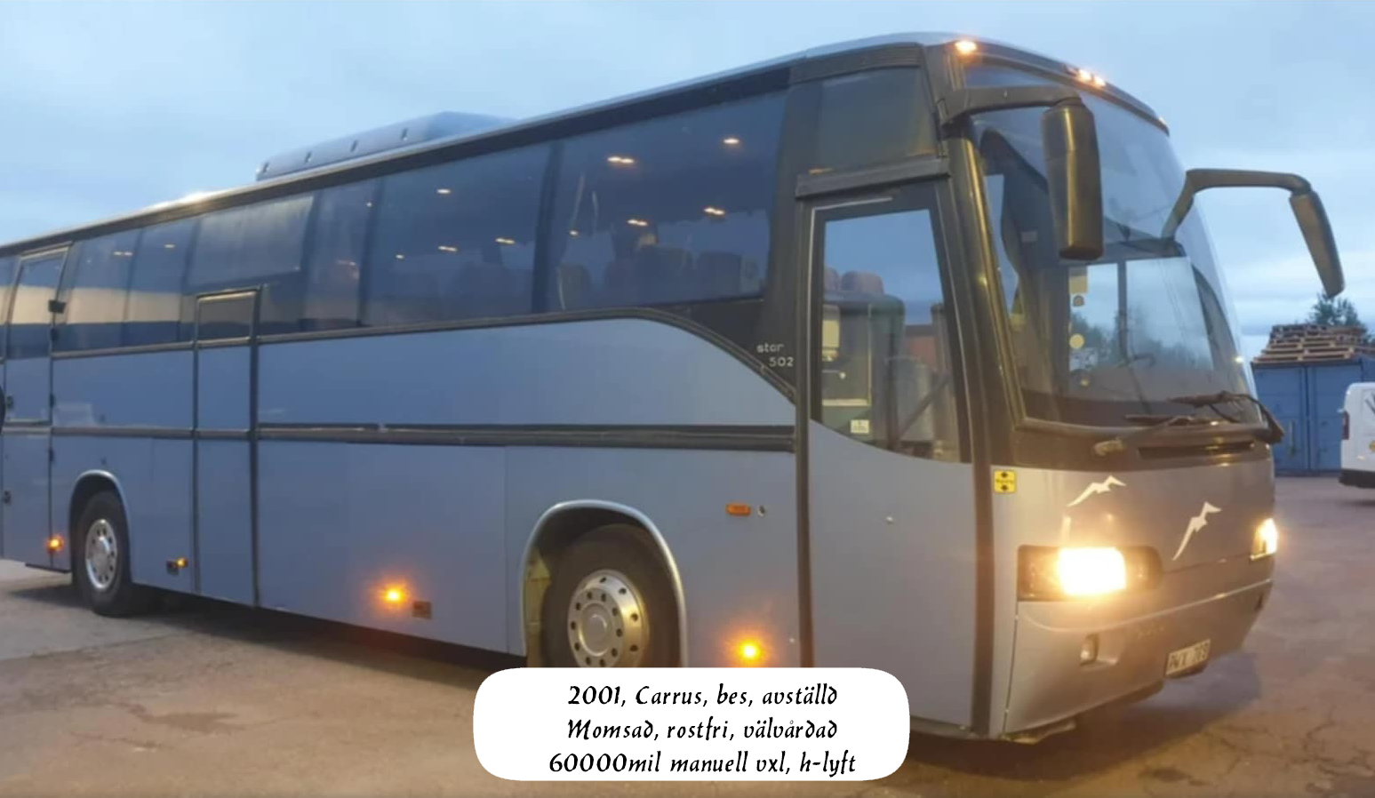 2001 Carrus Turistbuss – Tunga gruppen